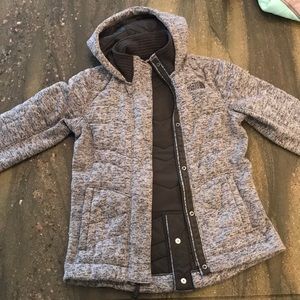 The north face girls knit jacket